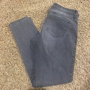 Grey wash skinny jeans